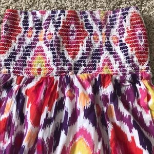 Strapless maxi dress